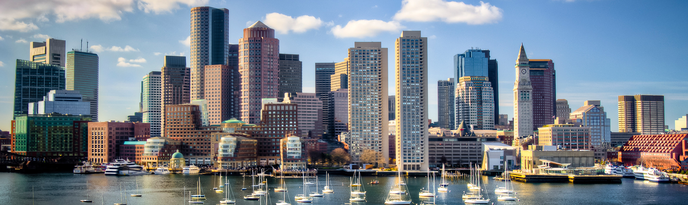 Skyline of Boston near the Alex. Brown branch